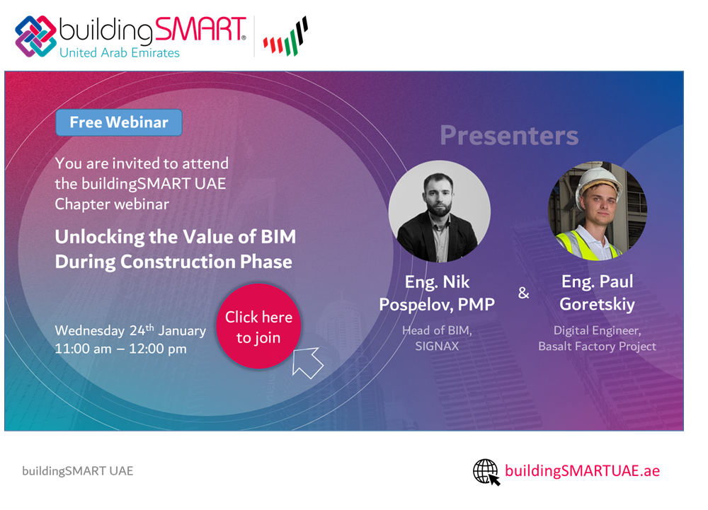 Free webinar: Unlocking the Value of BIM During Construction Phase